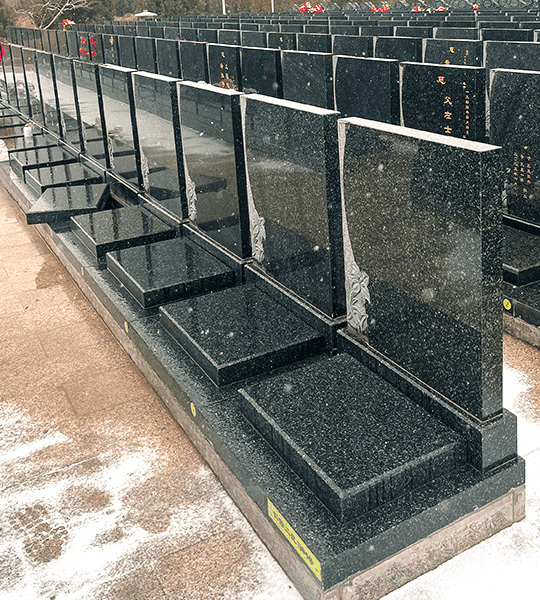 仁修苑双穴立碑