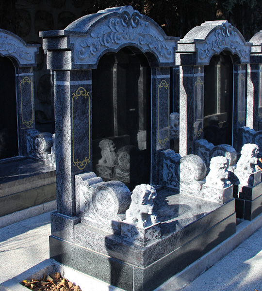 福泽园西六D区官帽立碑