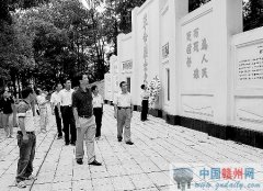 江西大余投百万修缮革命烈士陵园 参观祭扫者１０万人次