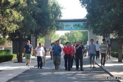 北京天寿陵园同仁到北京市潮白陵园参观交流