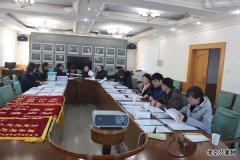 北京市潮白陵园迎接区民政局年度考核小组检查