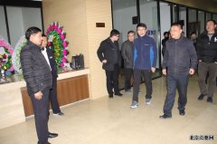 顺义区民政局领导春节慰问殡葬职工