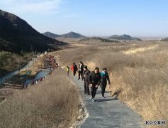潮白陵园组织登山活动庆祝三八妇女节