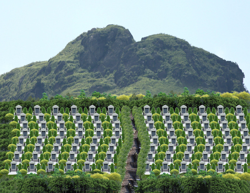 北京怀柔九公山长城纪念林公墓
