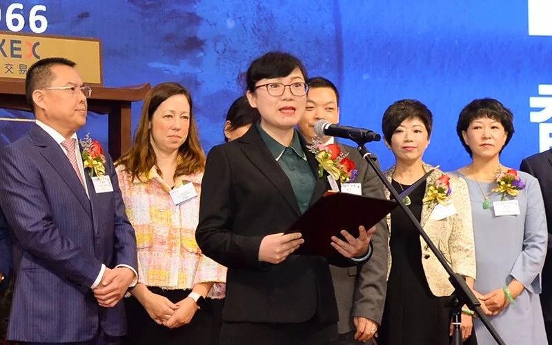 中国万桐园执行董事李兴颖致辞