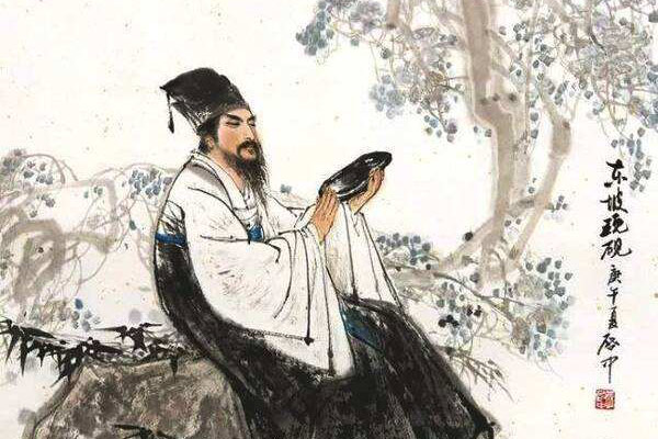 苏轼独坐画像