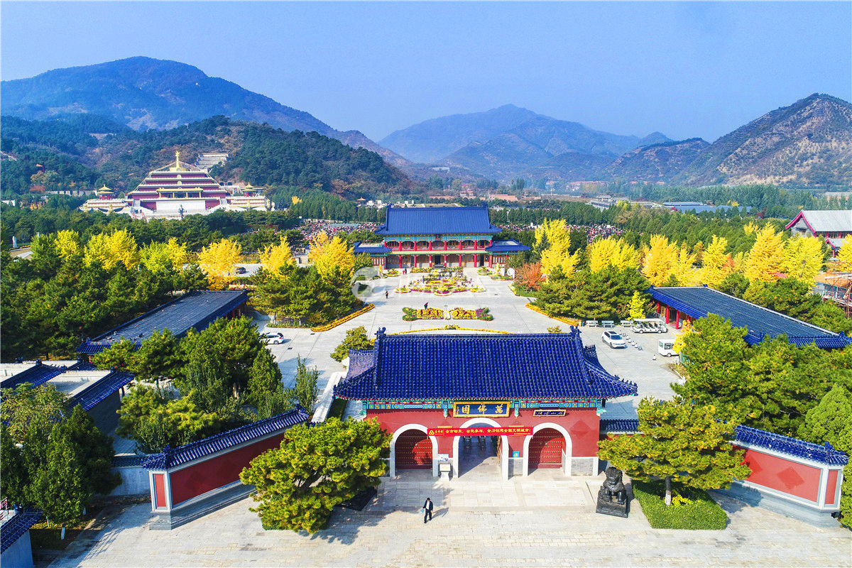 清东陵万佛园之全景图-北京公墓网