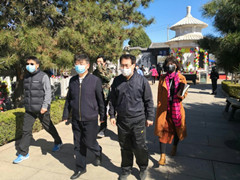 区纪委区监委等领导到潮白陵园督导检查清明祭扫服务保障工作