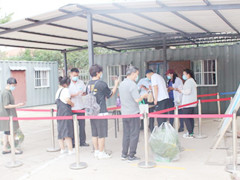 北京潮白陵园中元节当天共接待祭扫家属400余人