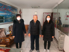 北京市潮白陵园春节前走访慰问退休干部职工