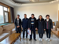 退休不褪色,北京市潮白陵园欢送退休职工