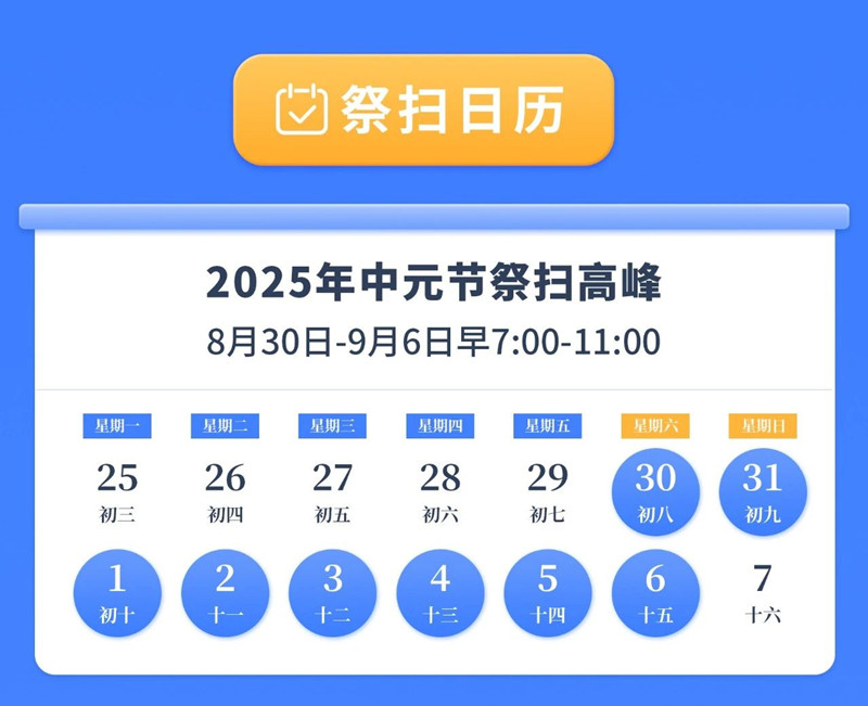 祭扫日历