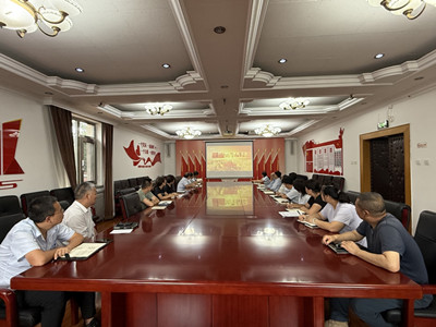 北京市潮白陵园党支部组织党员开展集中学习
