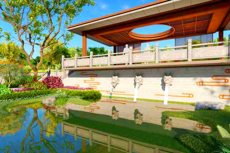 陵园一角 陵园一角