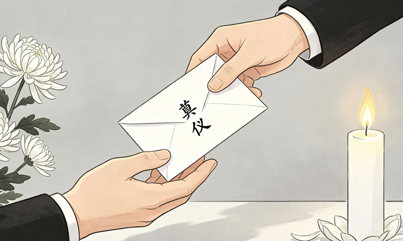 白事随礼示意图 白事随礼示意图